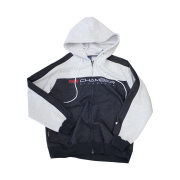 SPORT CHAMBER SC Core Denim Hood Zip Up 1% Gray
