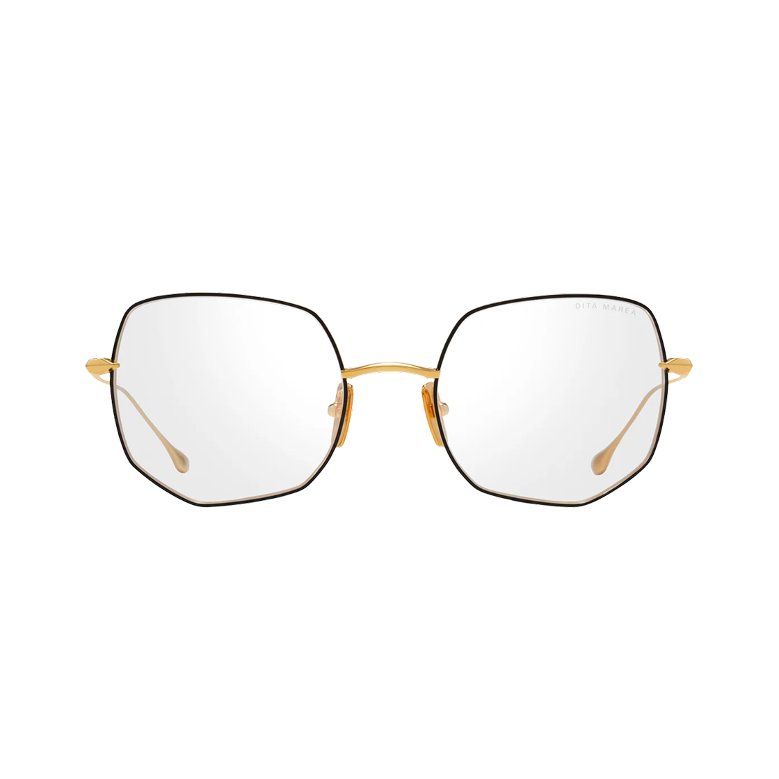 디타 마레아 옐로우 골드 블랙 클리어 렌즈(DITA Marea Yellow Gold Black Clear Lenses)