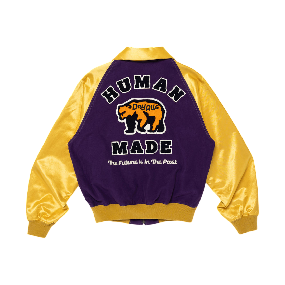 휴먼 메이드 사틴 바시티 자켓 퍼플(Human Made Satin Varsity Jacket Purple) - 2