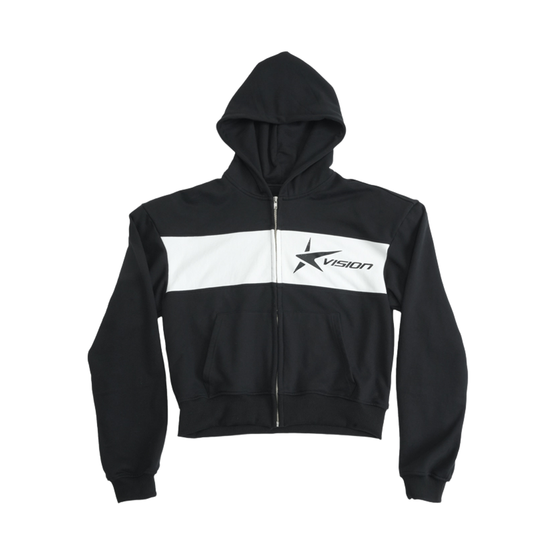 씨비전 바이 씨에스씨 스타로고 후드 집업 블랙(Civision by CSC Star Logo Hoodie Zip-Up Black)