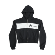 Civision by CSC Star Logo Hoodie Zip-Up Black