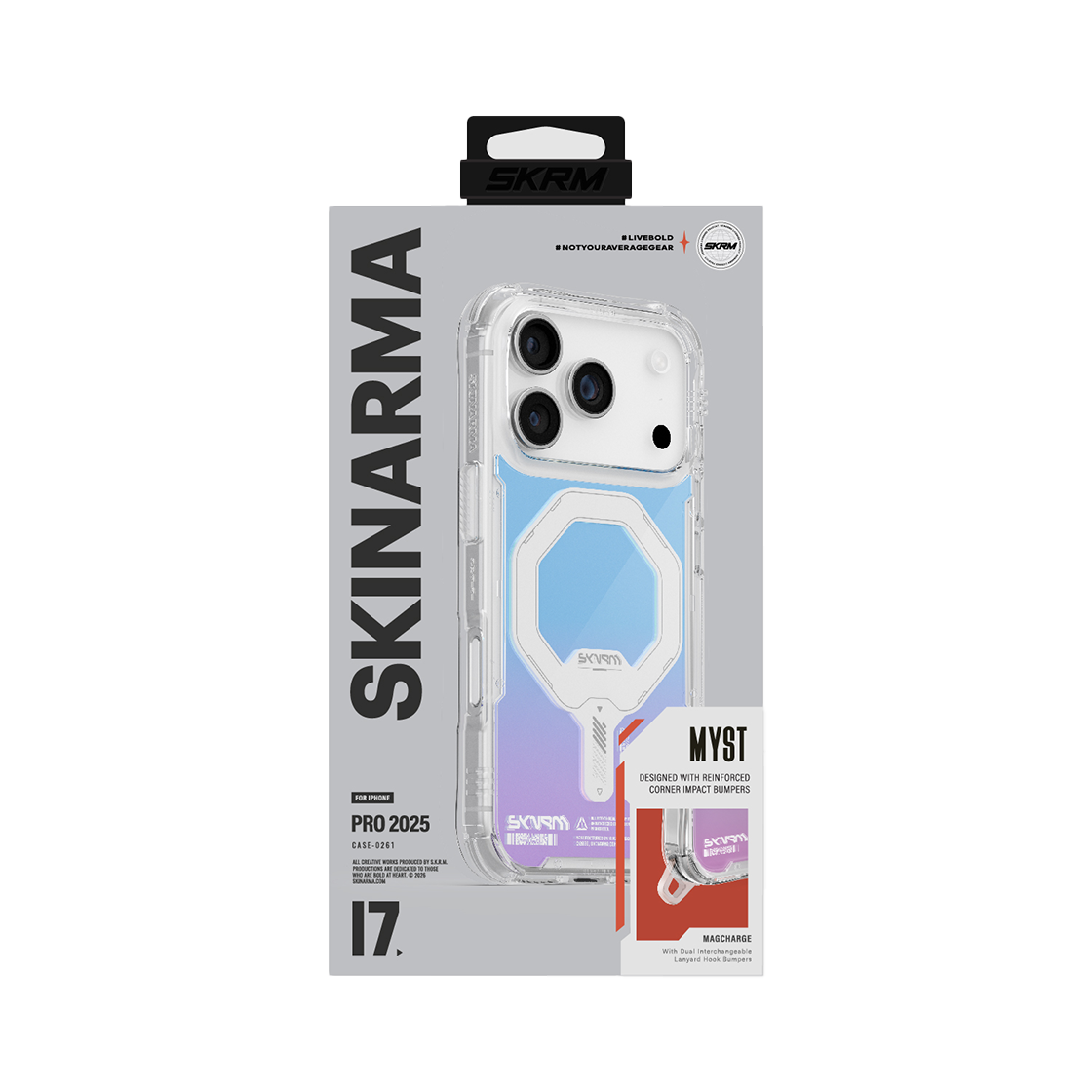 스키나마 미스트 맥차지 아이폰 17 프로 홀로그램(SKINARMA MIST MAGCHARGE iPhone 17 Pro Hologram) - 2