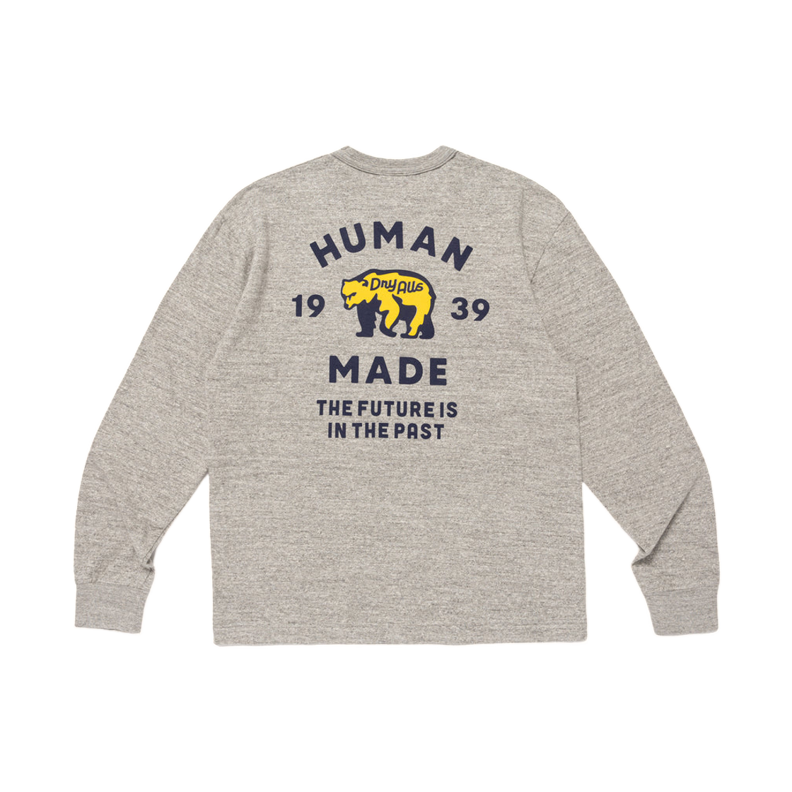 HM30CS025 Human Made Graphic L/S T-Shirt Gray