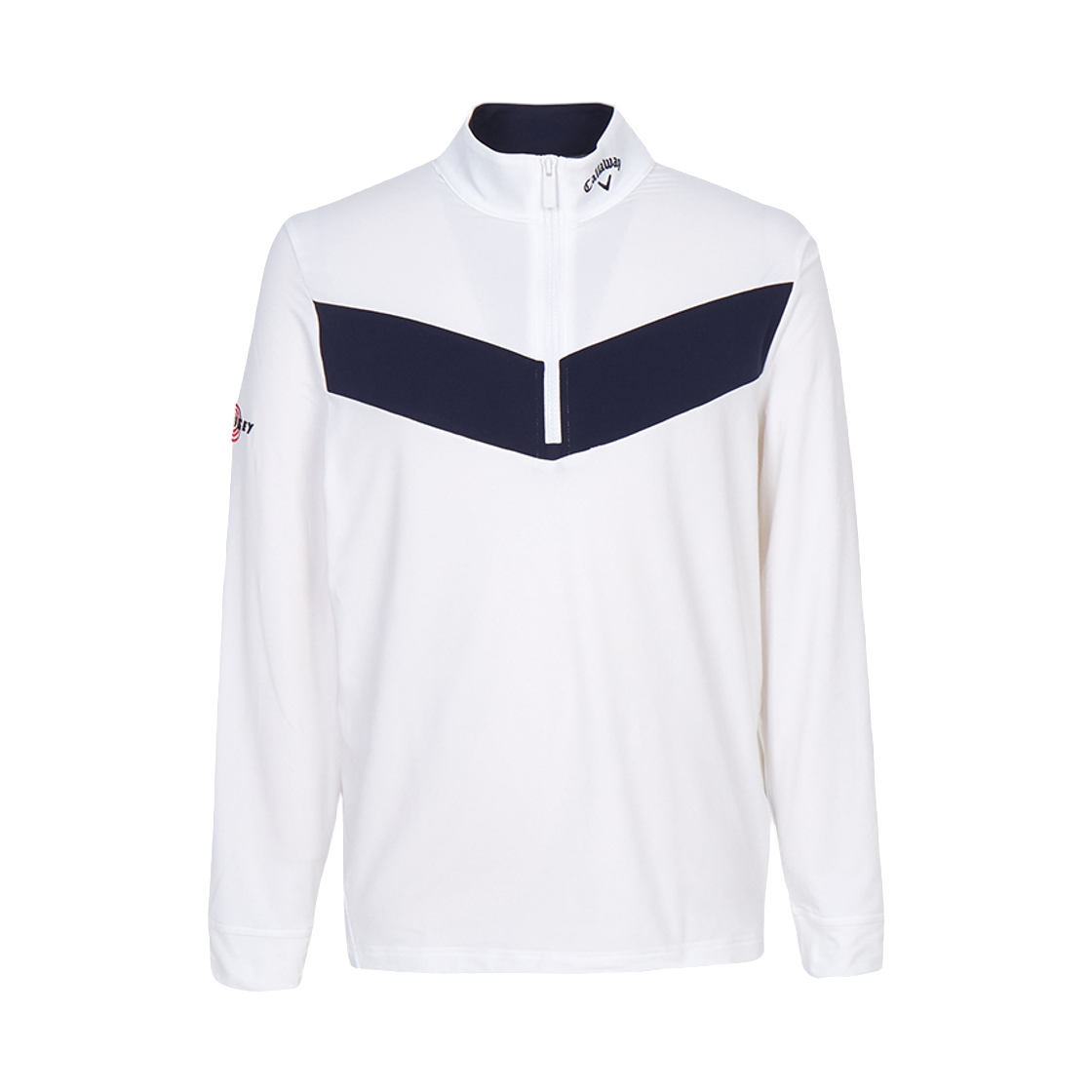 CGKSF0Z7-100 Callaway Golf Wear Long Sleeve T-Shirt White