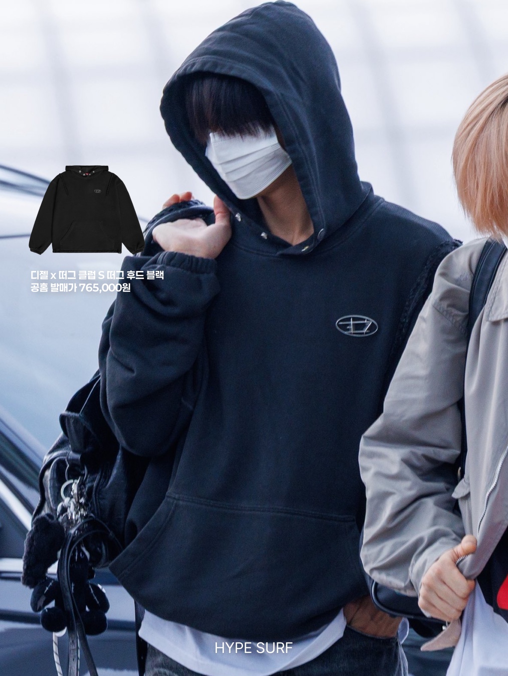 Diesel x Thug Club S Thug Hoodie Black, Diesel Dx1342 Stainless Steel Pendant Necklace Silver 착용 스타일 - 2