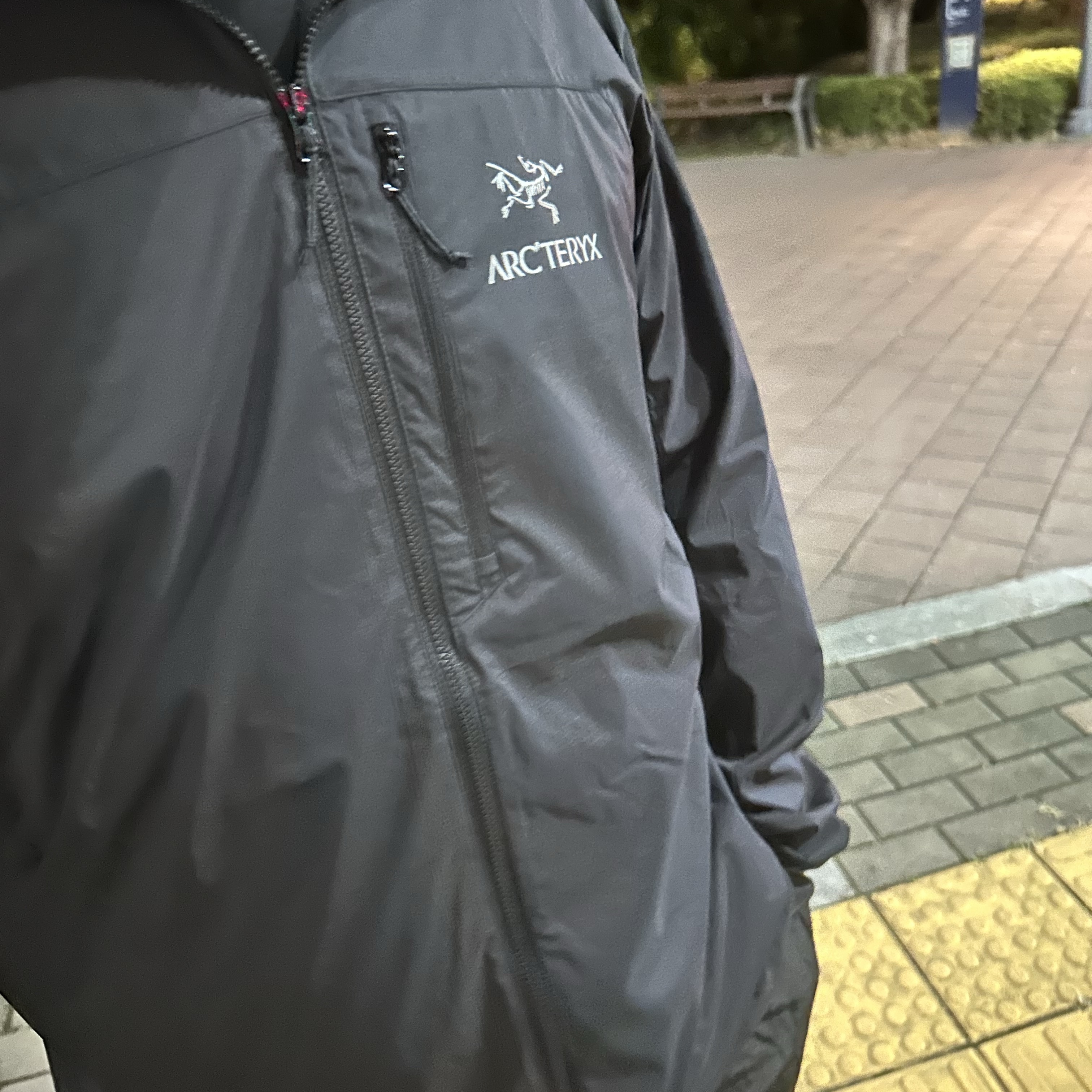 Arc'teryx Squamish Hoody Black 착용 스타일