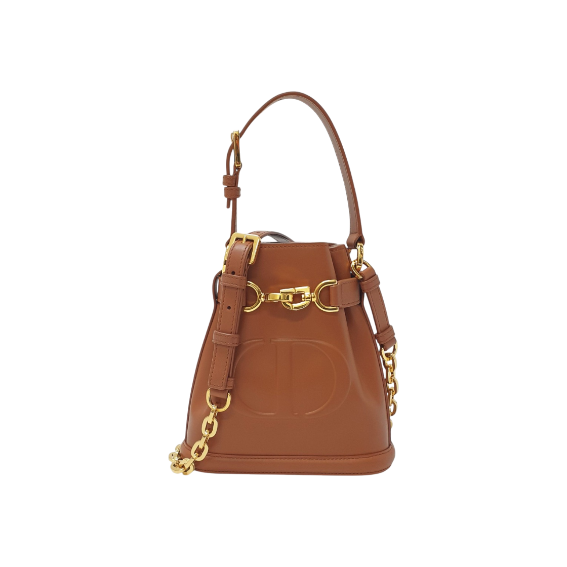 IT7PHD5CWK2N Dior Brown Cediol Small Bucket Bag