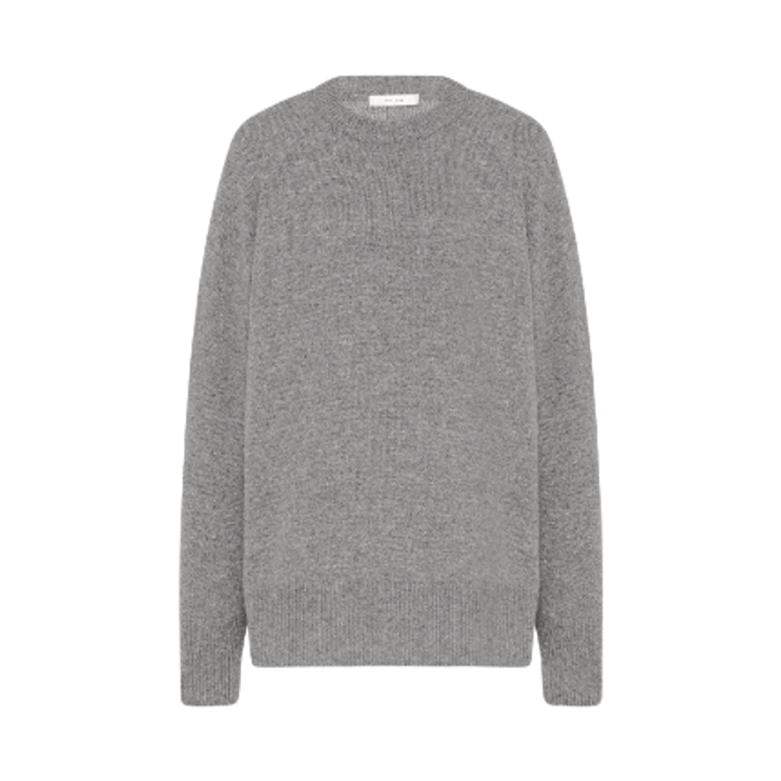 5582Y184GYM (W) The Row Wool Cashmere Top Grey Melange