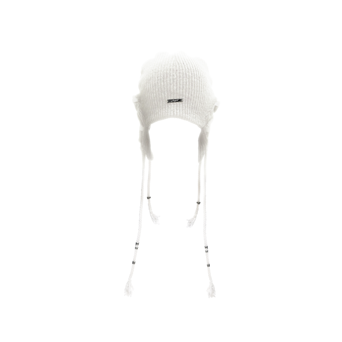 정도 이어플립 드레그 비니 - 화이트(JUNGDO Earflap Drag Beanie - White) - 3