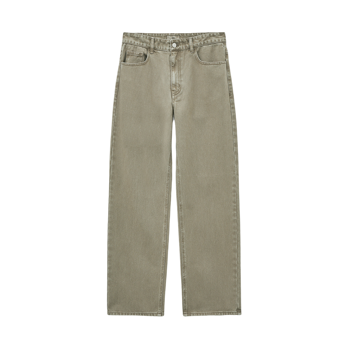 TNPA5F109I2 TNGT Straight Fit Pigment Dyed Denim Pants Vintage Beige