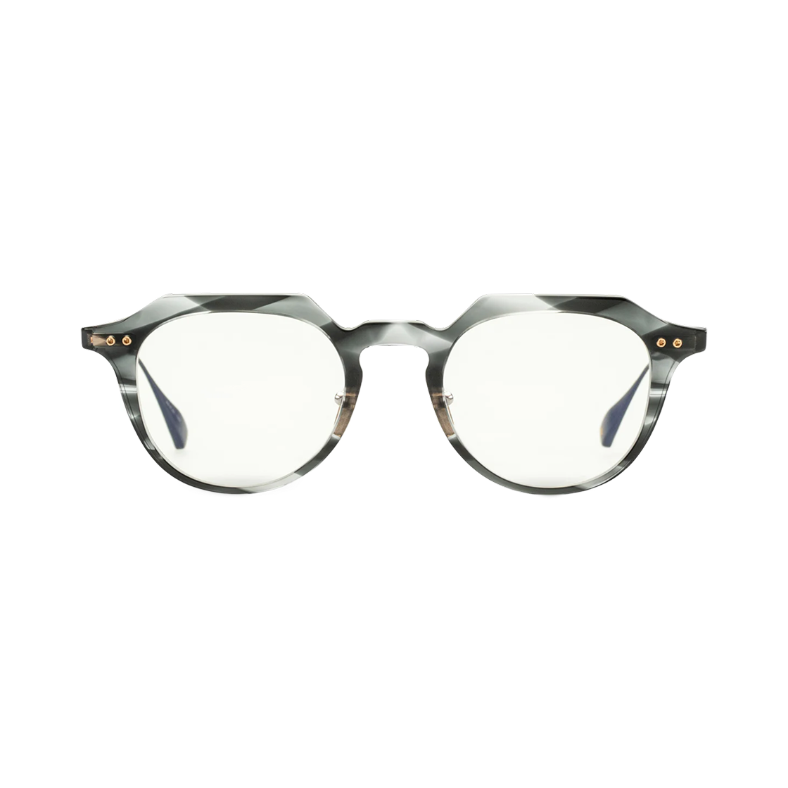 디타 오쿠 잉크 스월 블랙 아이언 클리어 렌즈(DITA Oku Ink Swirl Black Iron Clear Lenses)