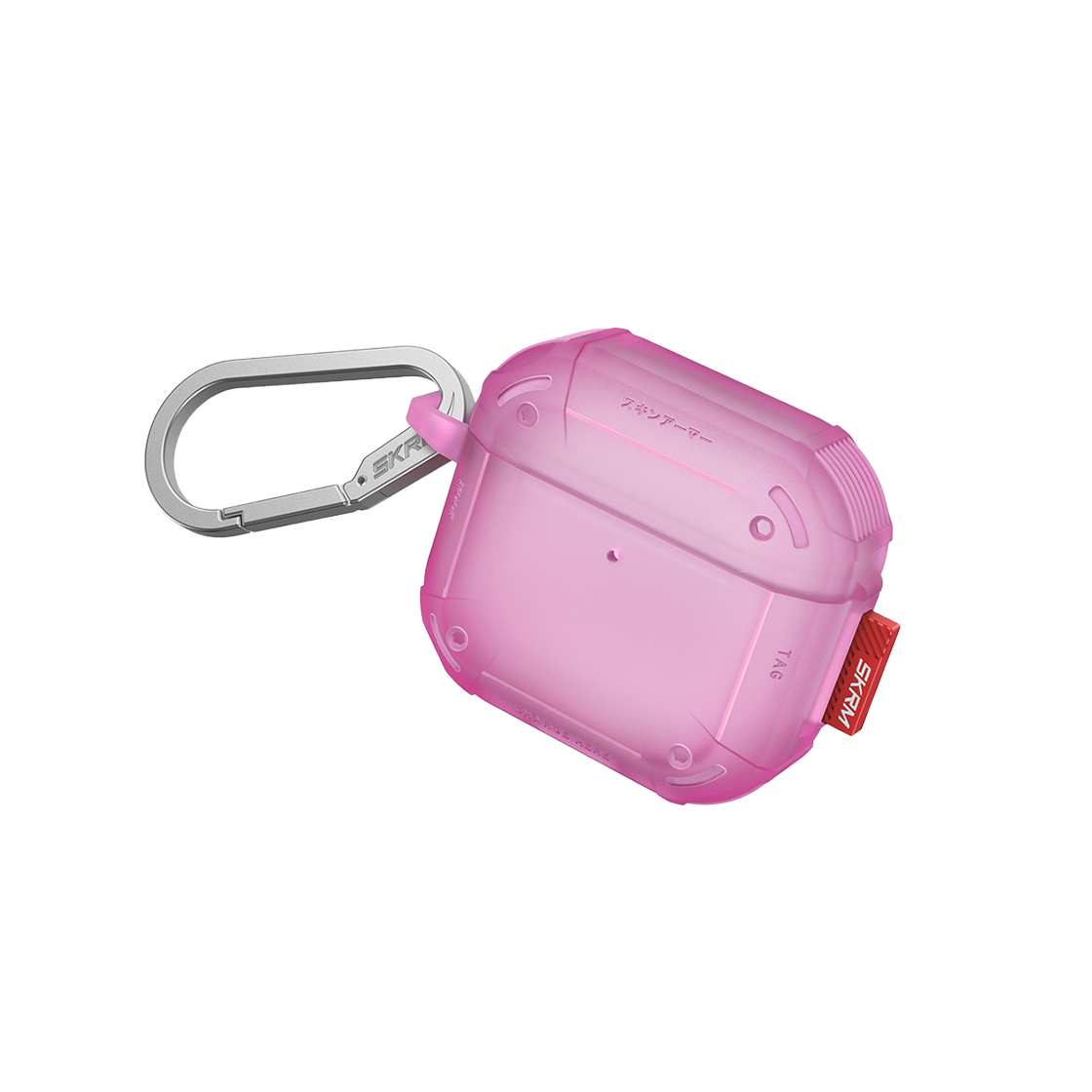 스키나마 메카 CE 에어팟 4 케이스
핑크(SKINARMA MECHA CE AirPods 4 Case Pink) - 1