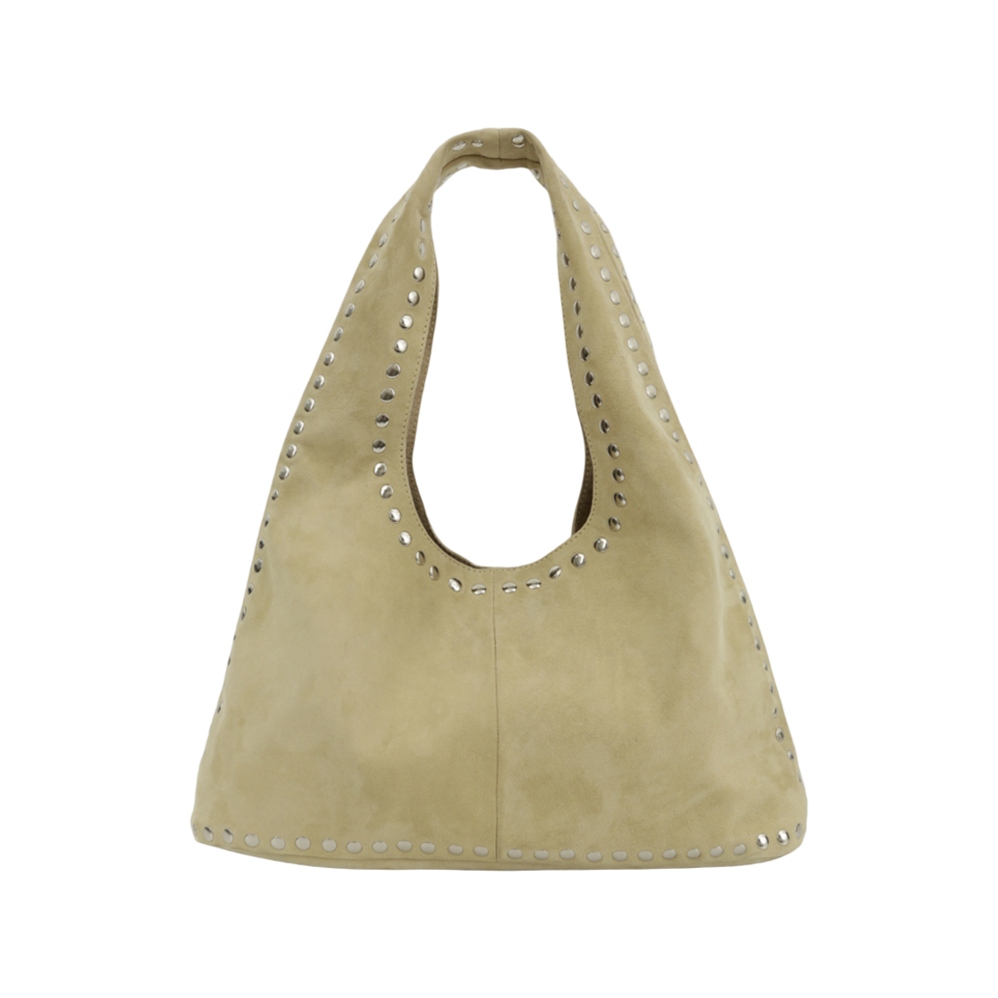 아수라 리얼 스웨이드 보호 스터드 백 베이지(Asura Real Suede Boho Stud Bag Beige)