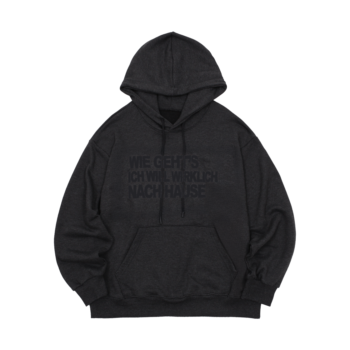 비피투디스오더 BPT 나 하우즈 후드티 차콜(BP2DISORDER BPT Nach Hause Hoodie Charcoal)