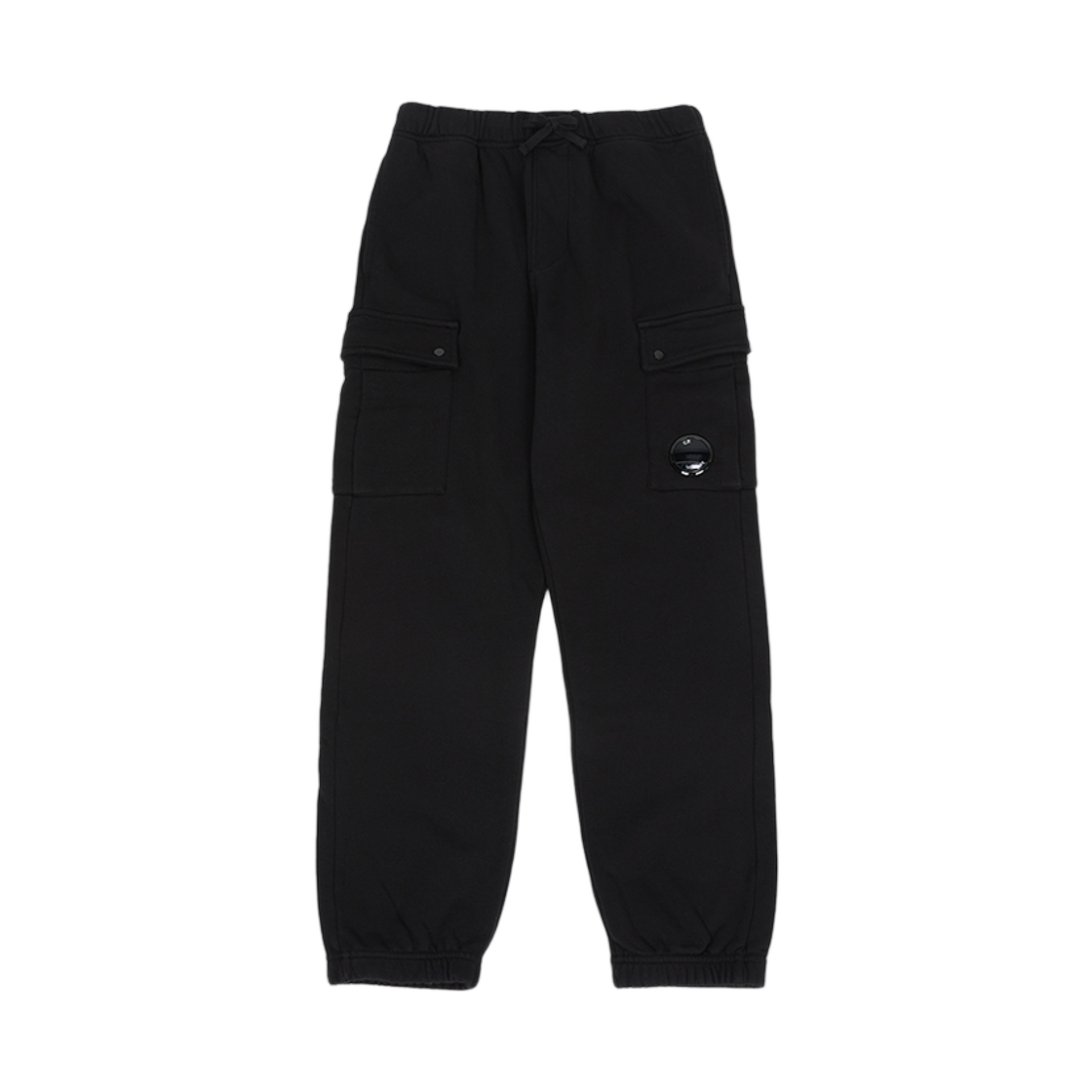 CUP00ZLCA7660100 (Kids) C.P. Company Cargo Pants Black - 25FW