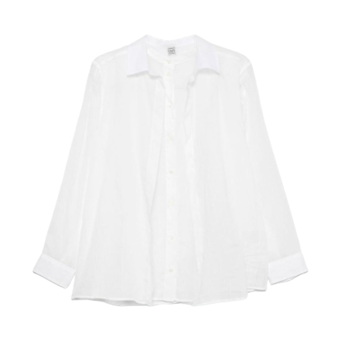 253-WRT0544-FB0434-047 (W) Toteme Double Collar Shirt White