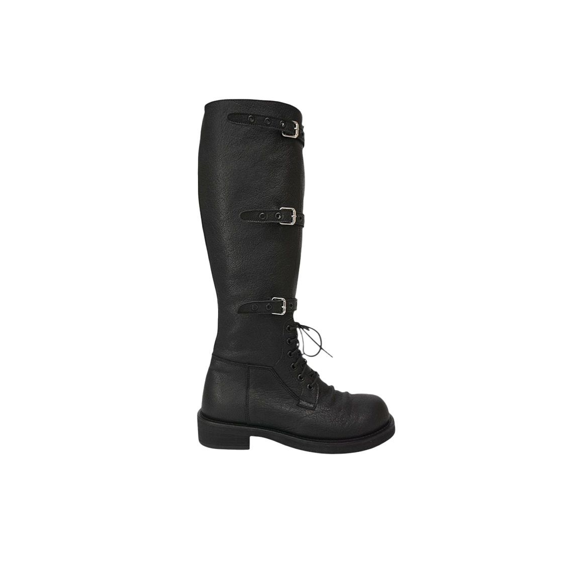 코어오브알케미 오리진 스텝 스트랩 부츠 블랙(COREOFALCHEMY Origin Step Strap Boots Black)