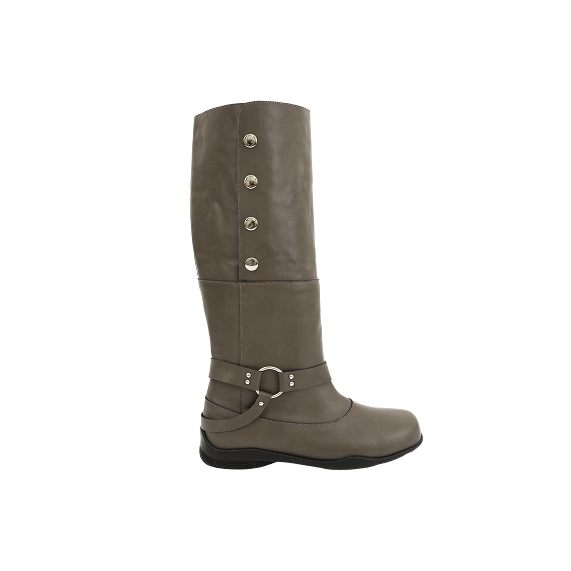 A25FWS69BR230 Asura Fold-Over Leather Boots Brown