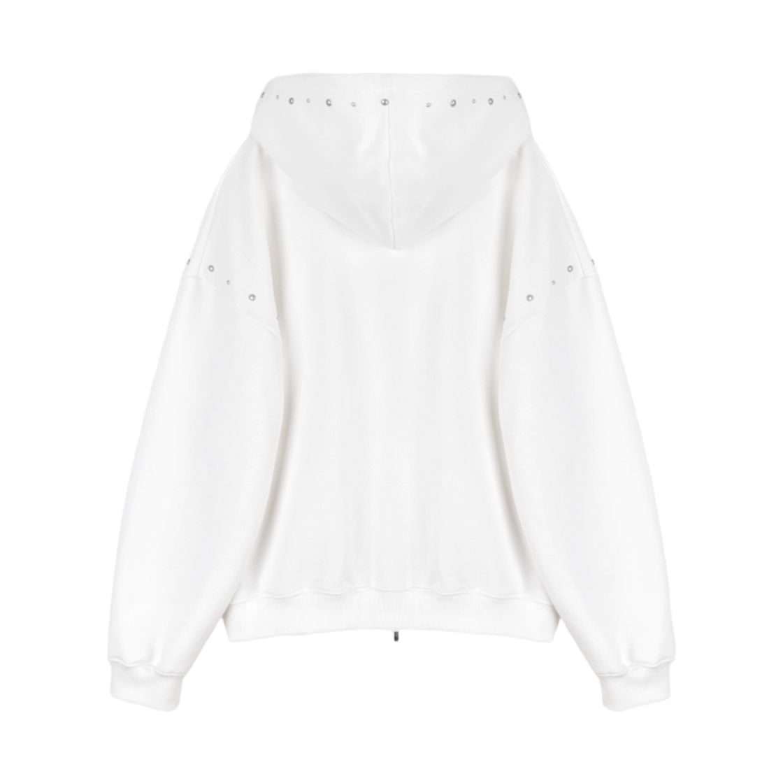 아수라 스터드 후드 집업 아이보리(Asura Stud Hood Zip-Up Ivory) - 2