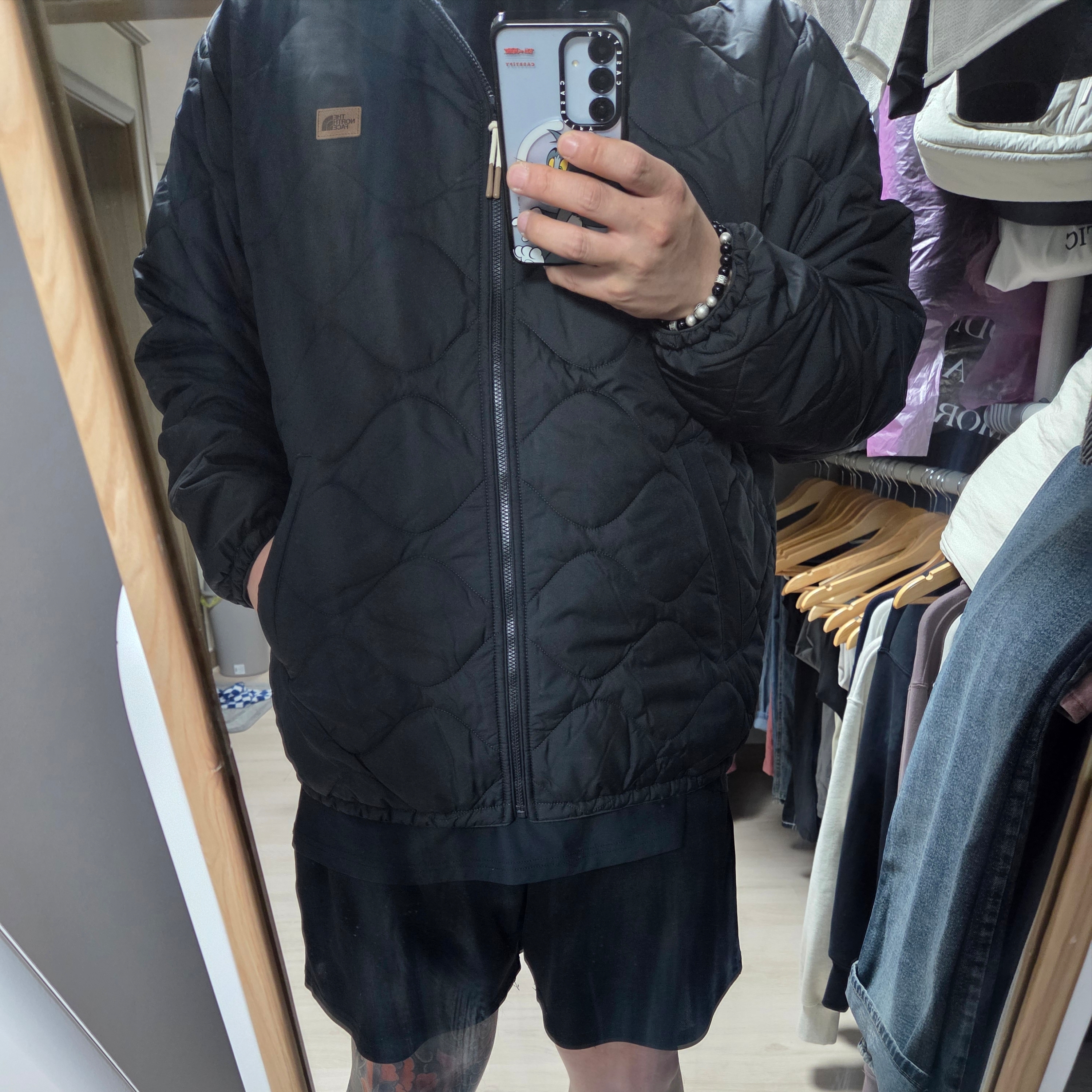 The North Face Milo Heat Jacket Black - 25SS 착용 스타일 - 3