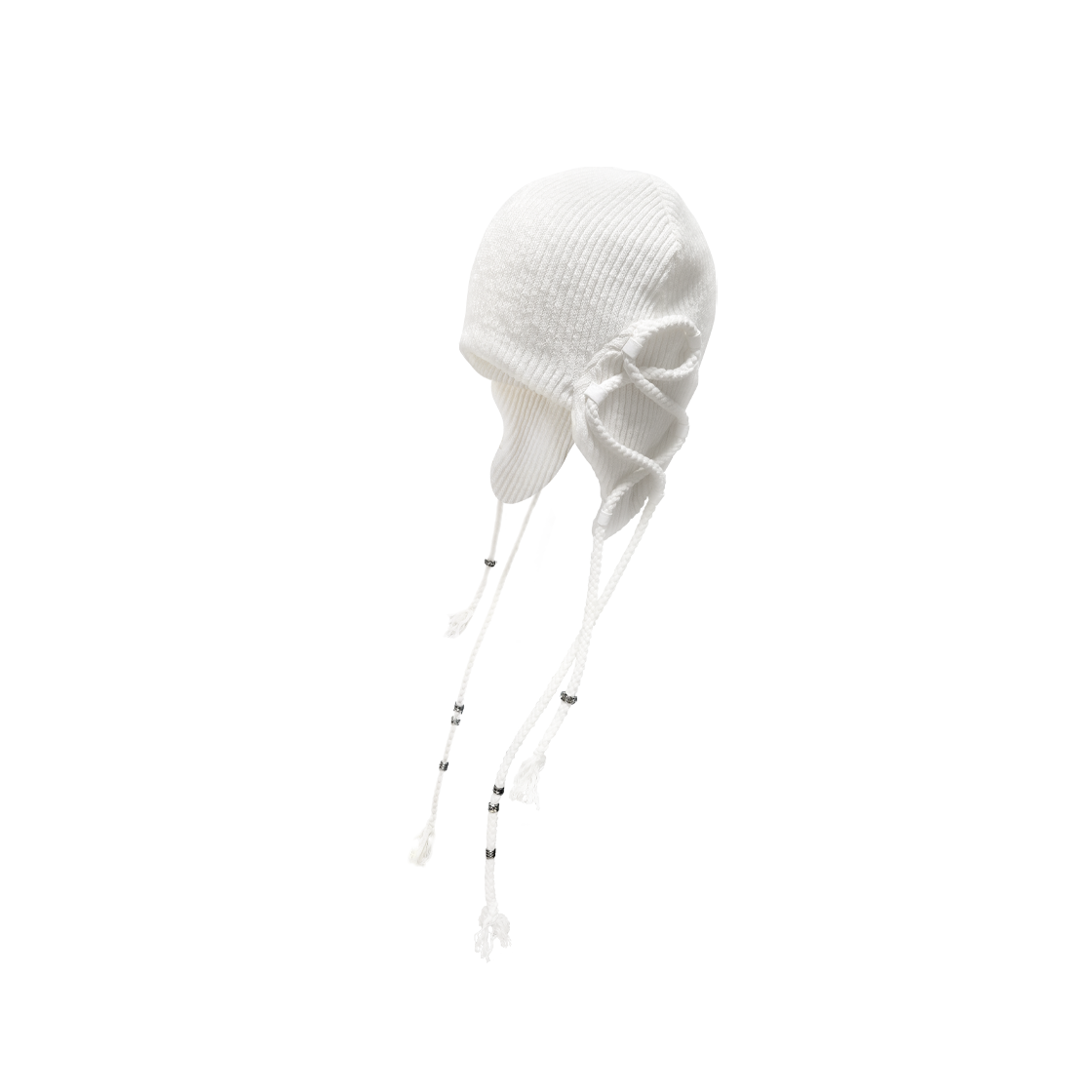 정도 이어플립 드레그 비니 - 화이트(JUNGDO Earflap Drag Beanie - White) - 2