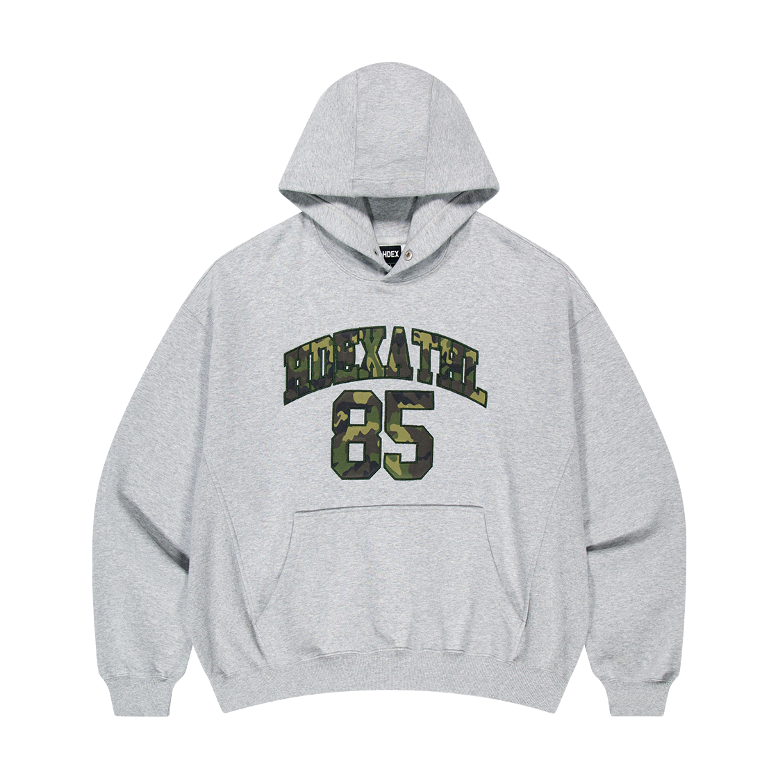 에이치덱스 애슬레틱 85 후디 멜란지 그레이(HDEX Athletic 85 Hoodie Melange Gray)