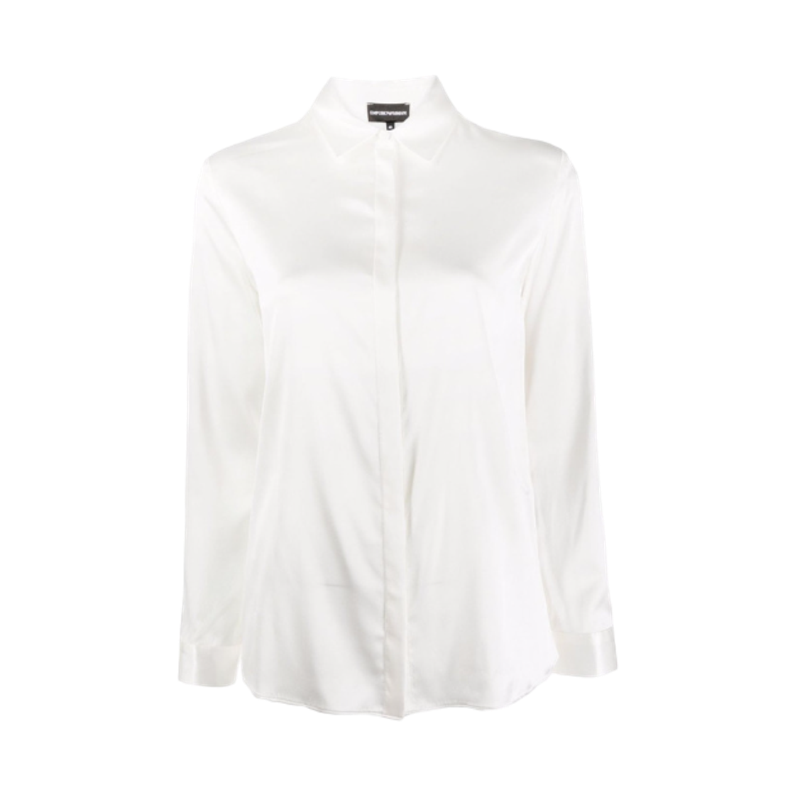 8N2C392NXXZ0101 (W) Emporio Armani Silk Shirt White
