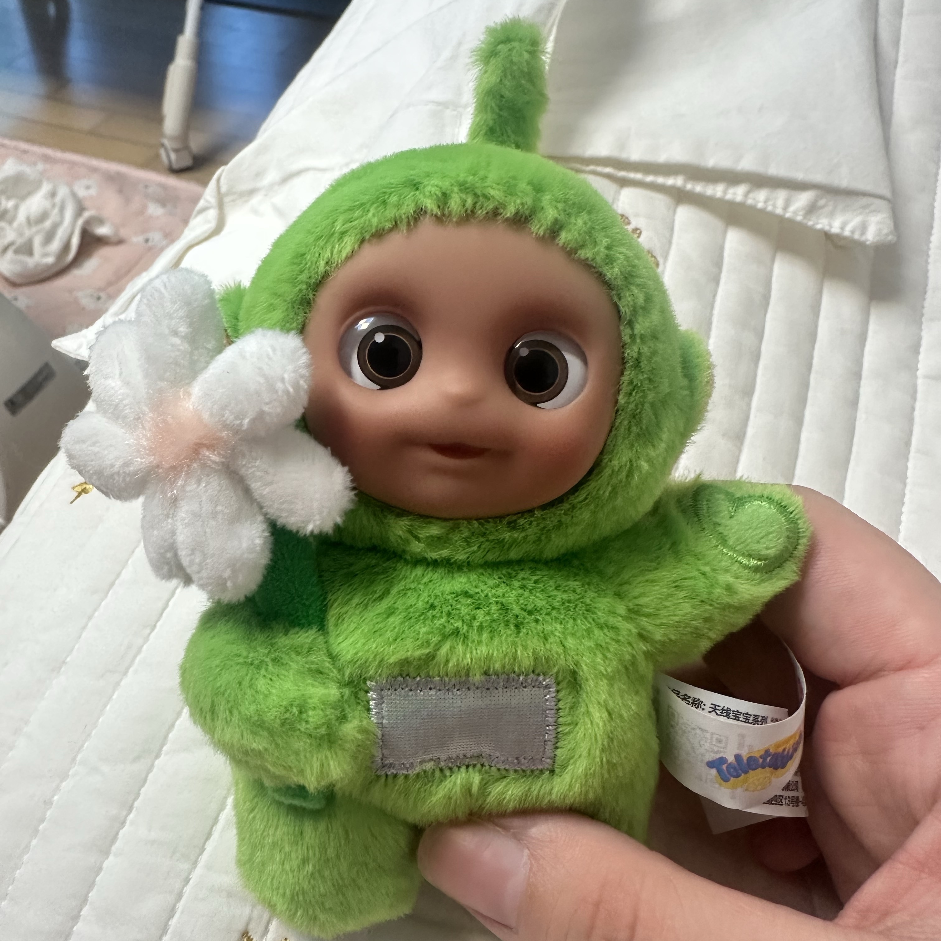 Pop Mart Teletubbies Say Hello Series Figures Sealed Case Dipsy's Naughty Flower (Opened Case) 착용 스타일