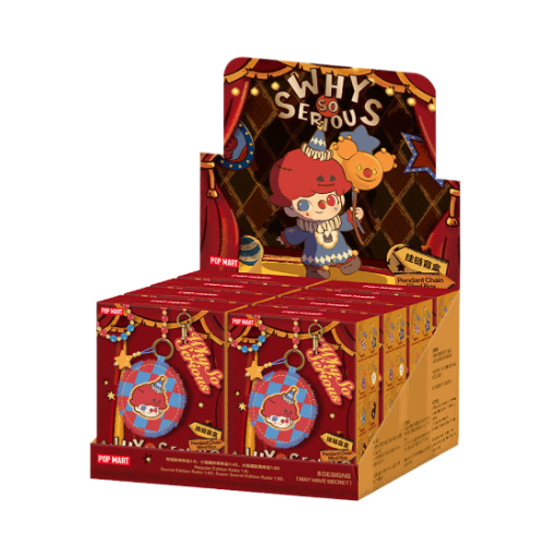 팝마트 와이 소 시리어스 시리즈 펜던트 체인 미개봉 랜덤박스 (8개입)(Pop Mart Why So Serious Series Pendant Chain Sealed Case (8 Blind Boxes)) - 1