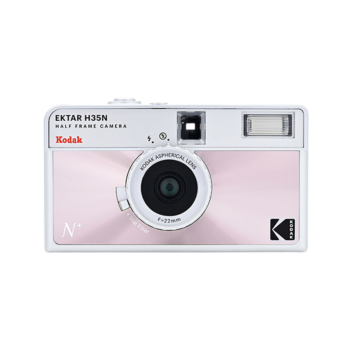 코닥 EXTAR H35N 하프 프레임 필름카메라 글레이즈드 핑크(Kodak EXTAR H35N Half Frame Film Camera Glazed Pink)