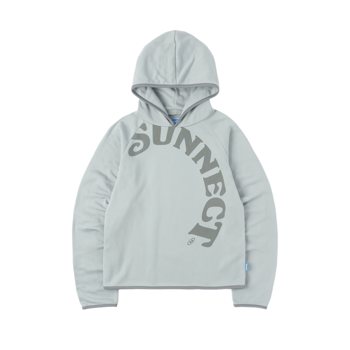 SNCT25FTO004MT SUNNECT Big Wave Taped Hoodie Mint