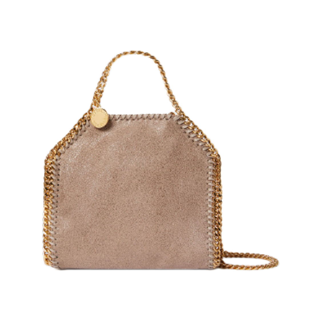 391698W93552800 Stella McCartney Falabella Tiny Tote Bag Moss