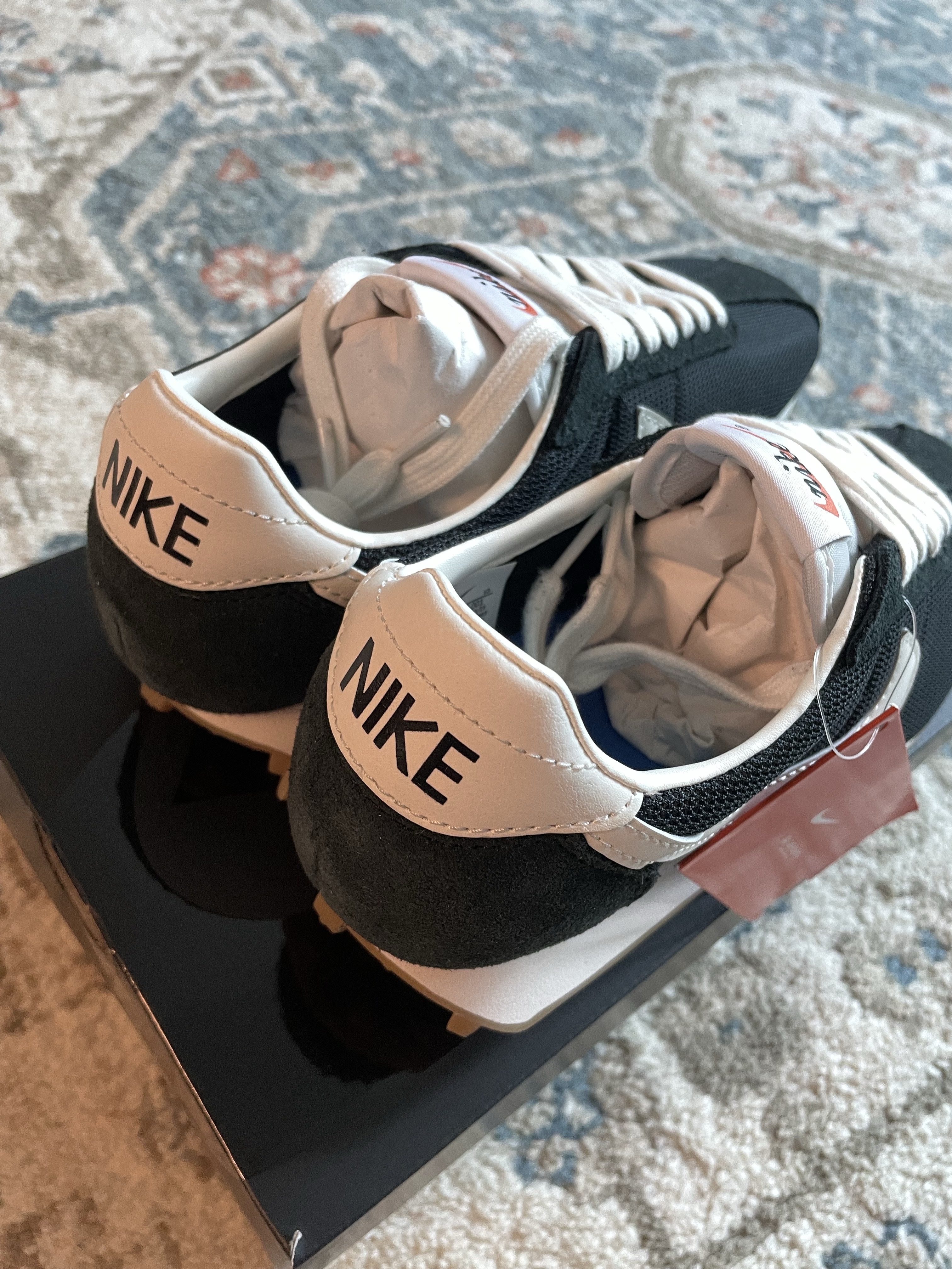 (W) Nike LD-1000 Black Safety Orange 착용 스타일 - 5