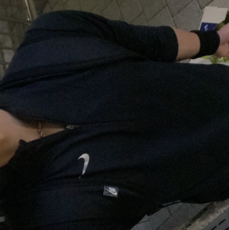 Nike Dri-Fit Element Quarter Zip Running Top Black 착용 스타일
