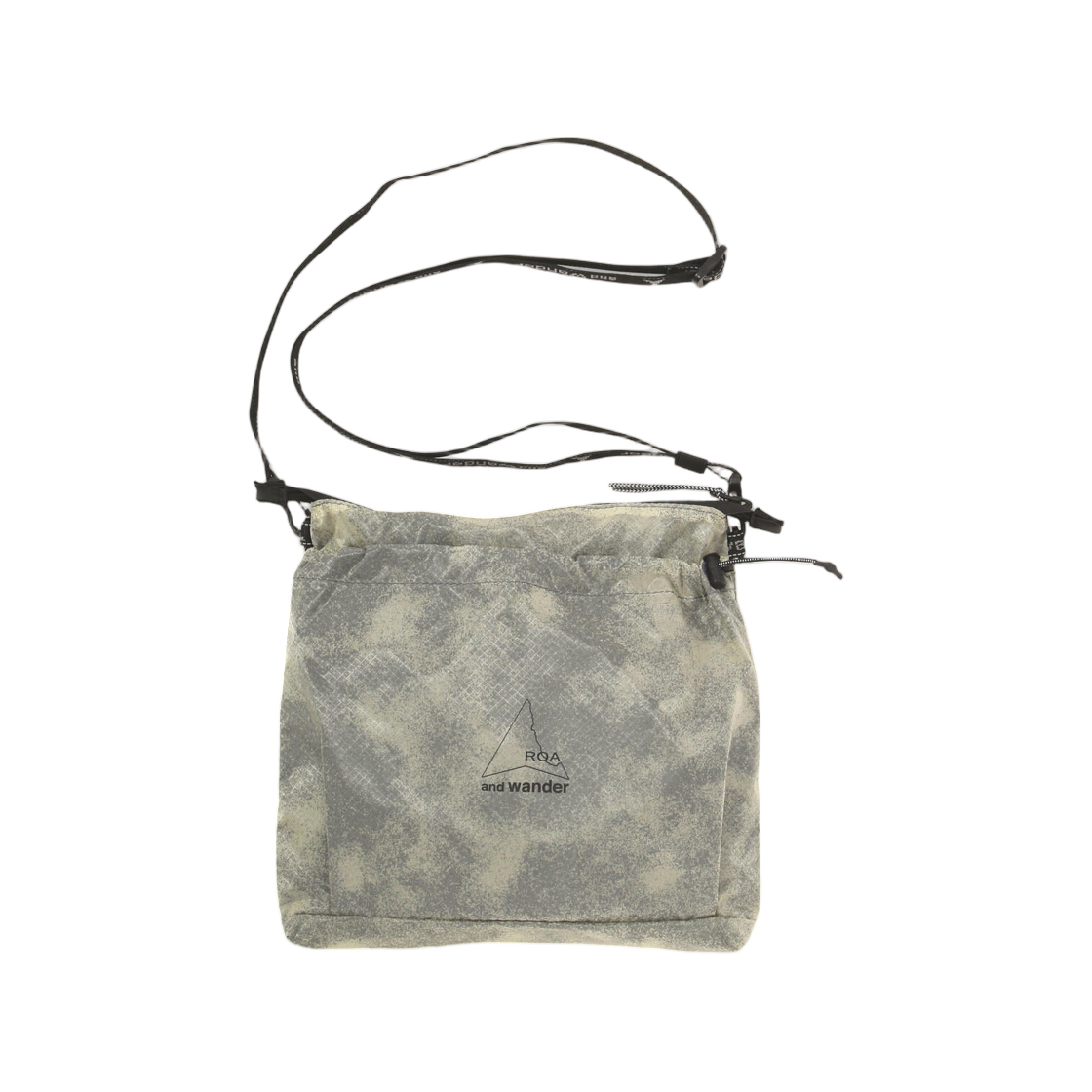 - ROA x And Wander Sil Printed Sacoche Light Gray