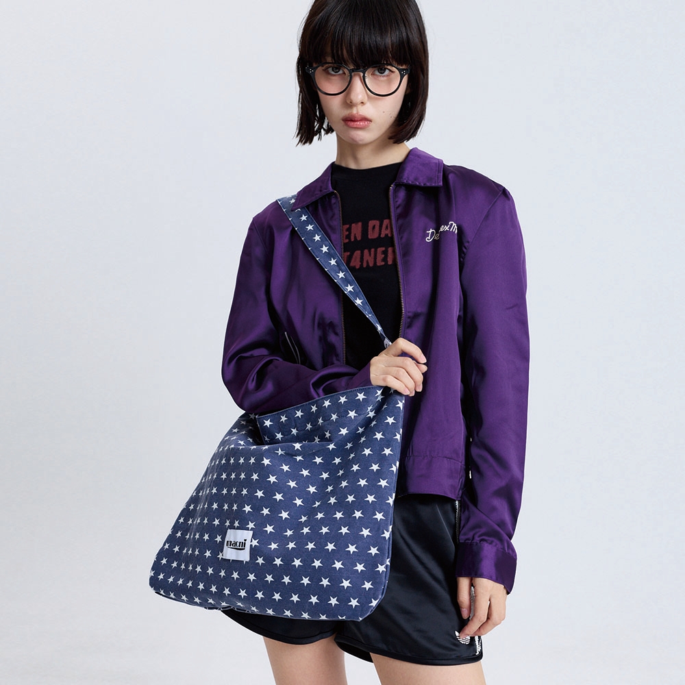 마크니 스타 에코 크로스백 네이비(MACNI Star Eco Cross Bag Navy) - 2