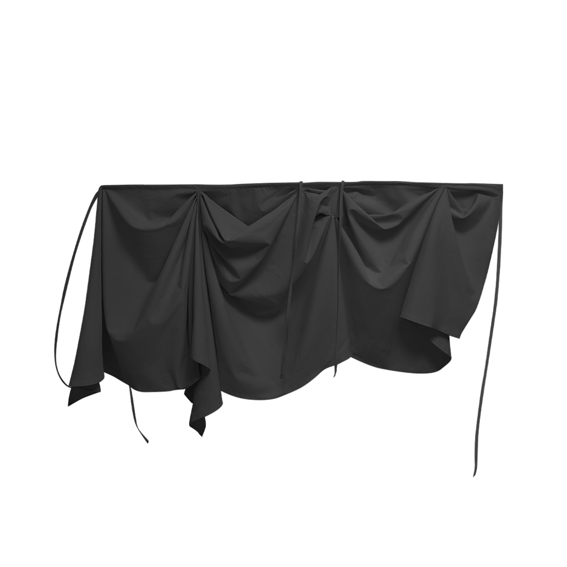 P00000DI JUNGDO Multiway Layerd Skirt - Black