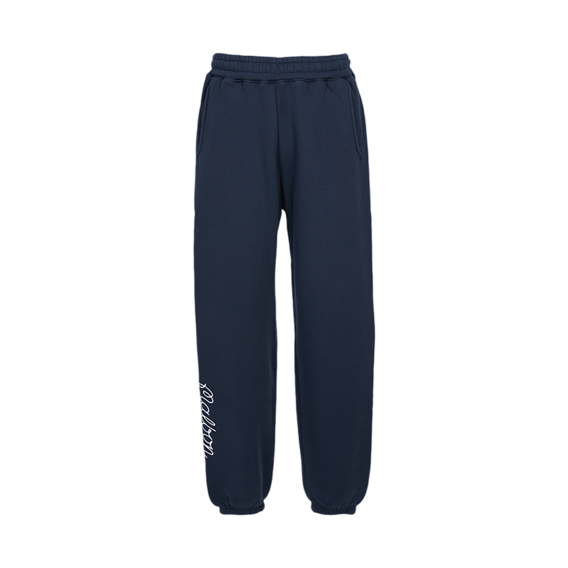 M9575NVY Malbon Golf Golf Wear Fleece Sweatpants Navy