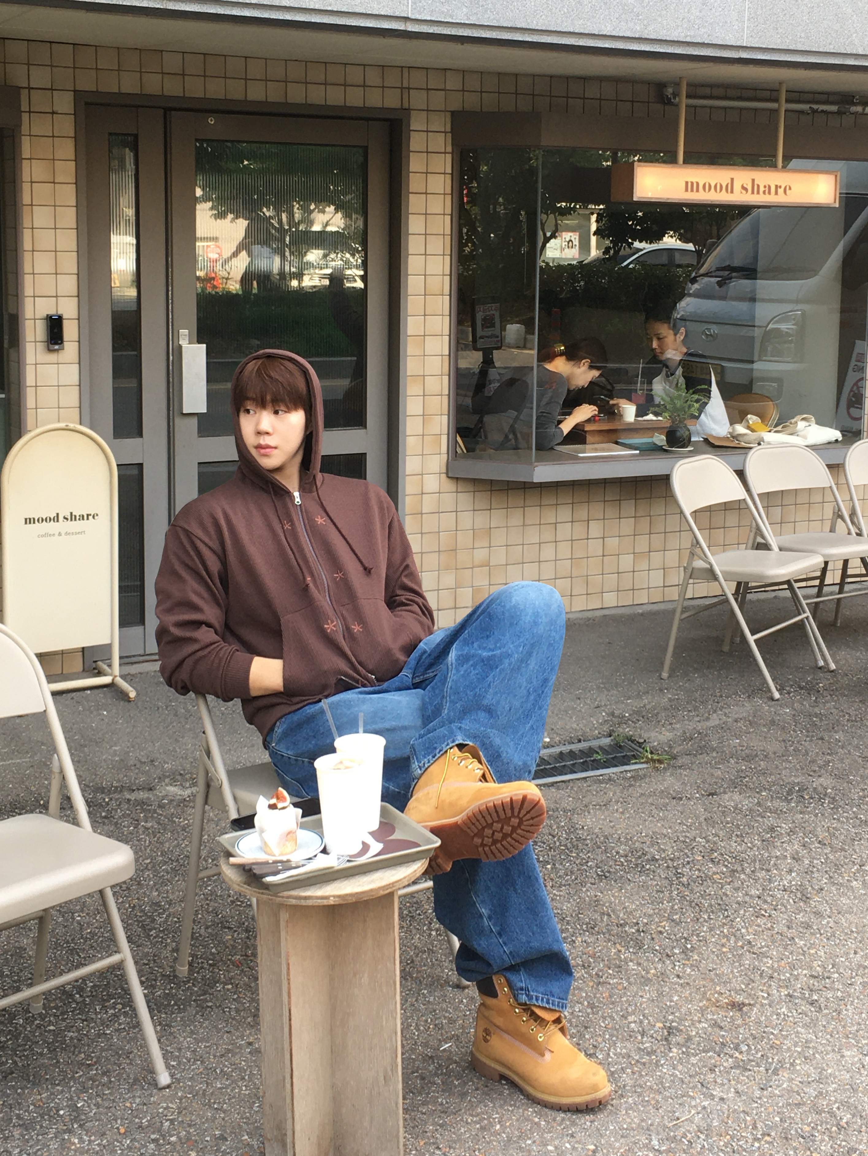 Timberland Premium 6 inch Waterproof Boot Wheat Nubuck - Wide 착용 스타일 - 2