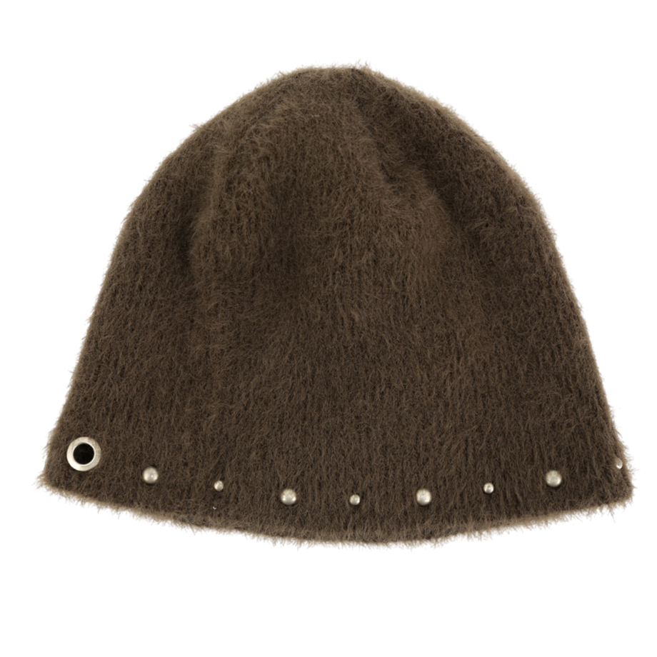 아수라 엣지 스터드 니트 비니 브라운(Asura Edge Stud Knit Beanie Brown) - 2