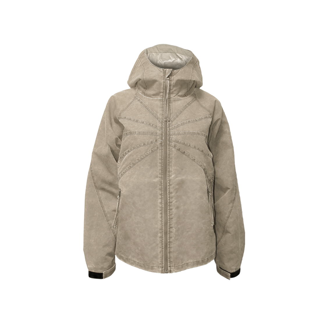 P00000BG JUNGDO Bleach Lined Jacket - Dirty Beige
