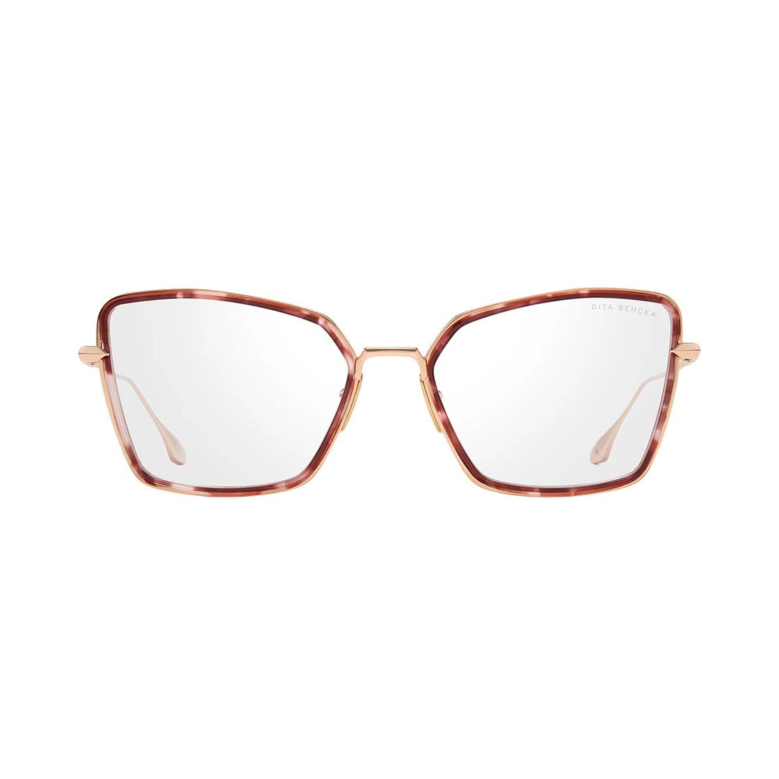 디타 베흐카 로즈 골드 로즈 토터스 클리어 렌즈(DITA Behcka Rose Gold Rose Tortoise Clear Lenses)