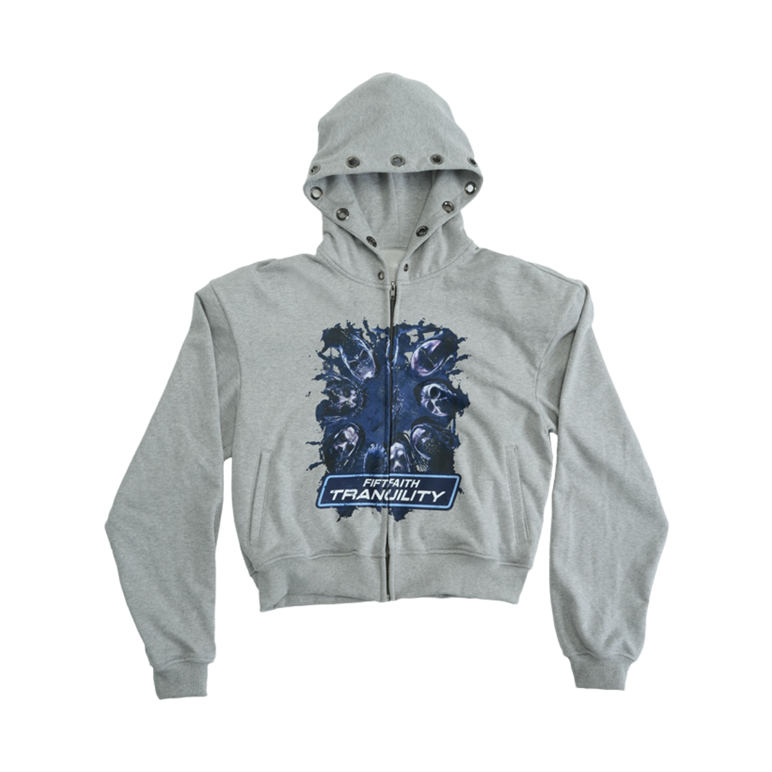 씨에스씨 트랭퀼리티 후디 집업 그레이(CSC Tranquility Hoodie Zip-Up Grey)