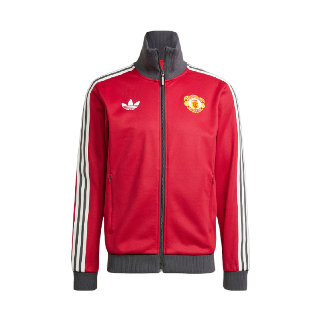 아디다스 맨체스터 유나이티드 오리지널스 트랙탑 팀 빅토리 레드 - KR 사이즈 (논 마킹 버전)(Adidas Manchester United Originals Track Top Team Victory Red - KR Sizing (Non Marking Ver.)) - 1