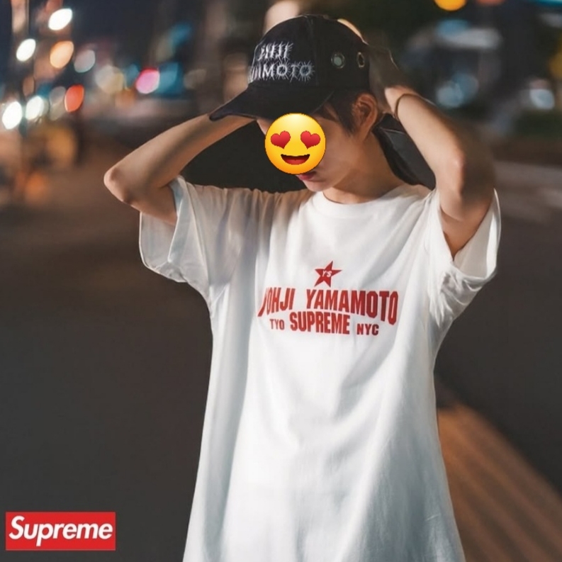 Supreme x Y's by Yohji Yamamoto Grommet 6-Panel Washed Black - 25FW 착용 스타일