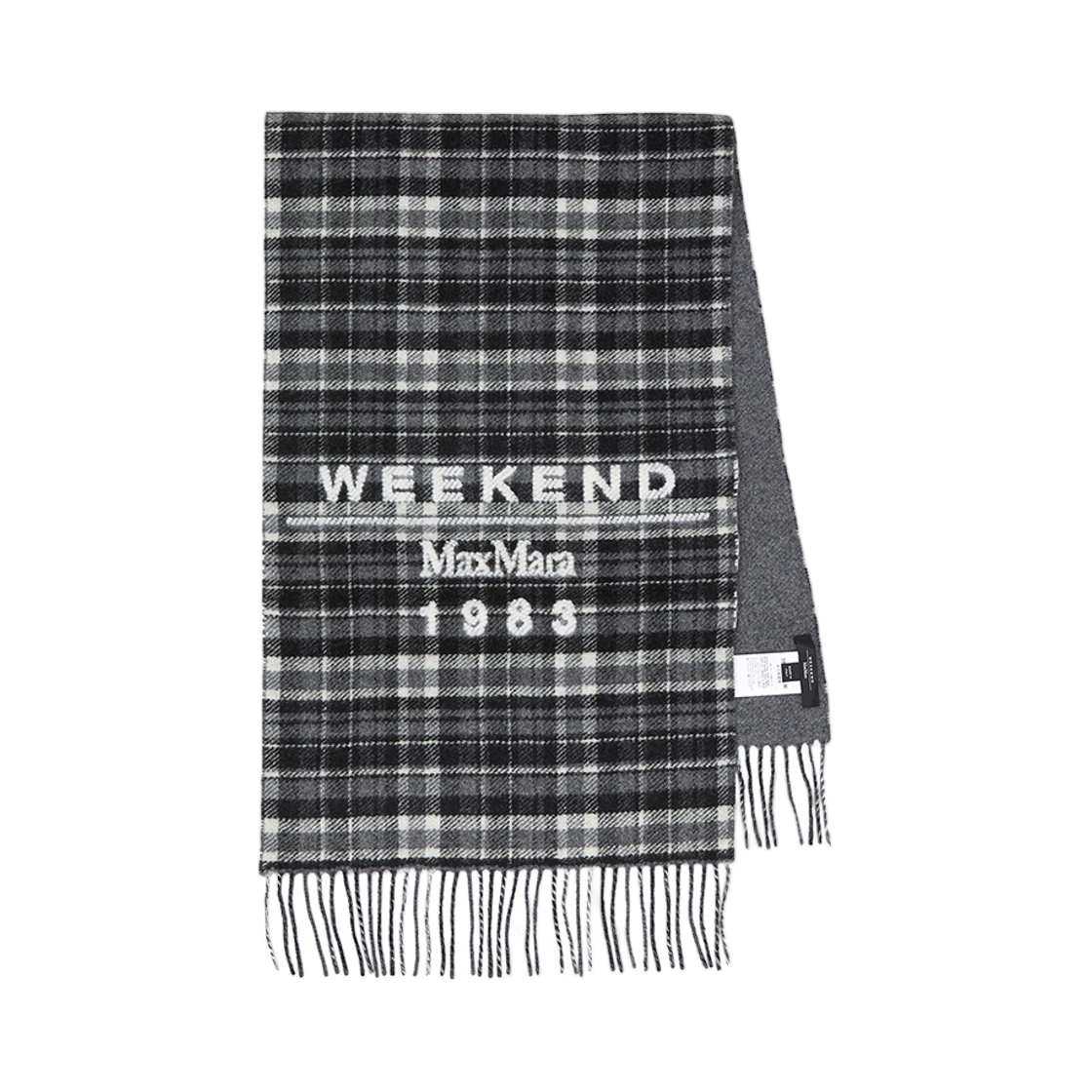 (W) 위켄드 막스마라 파겔라 머플러 블랙((W) Weekend Max Mara Pagella Muffler Black)
