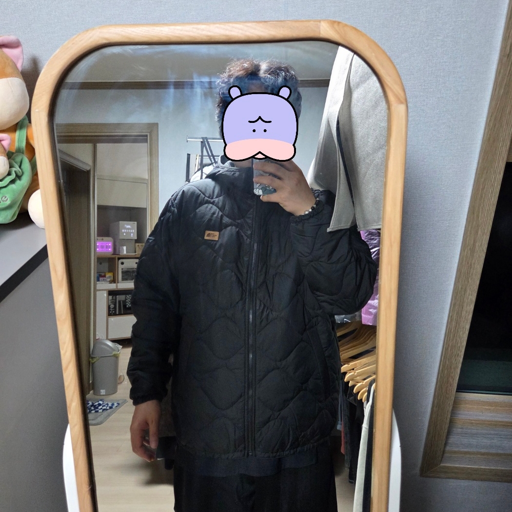 The North Face Milo Heat Jacket Black - 25SS 착용 스타일 - 1