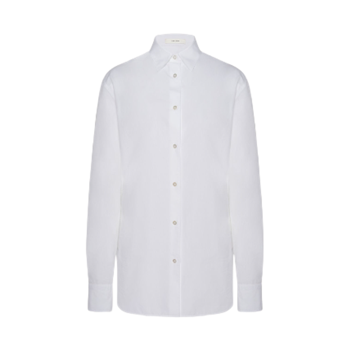 (W) 더 로우 코튼 셔츠 옵틱 화이트((W) The Row Cotton Shirt Optic White)