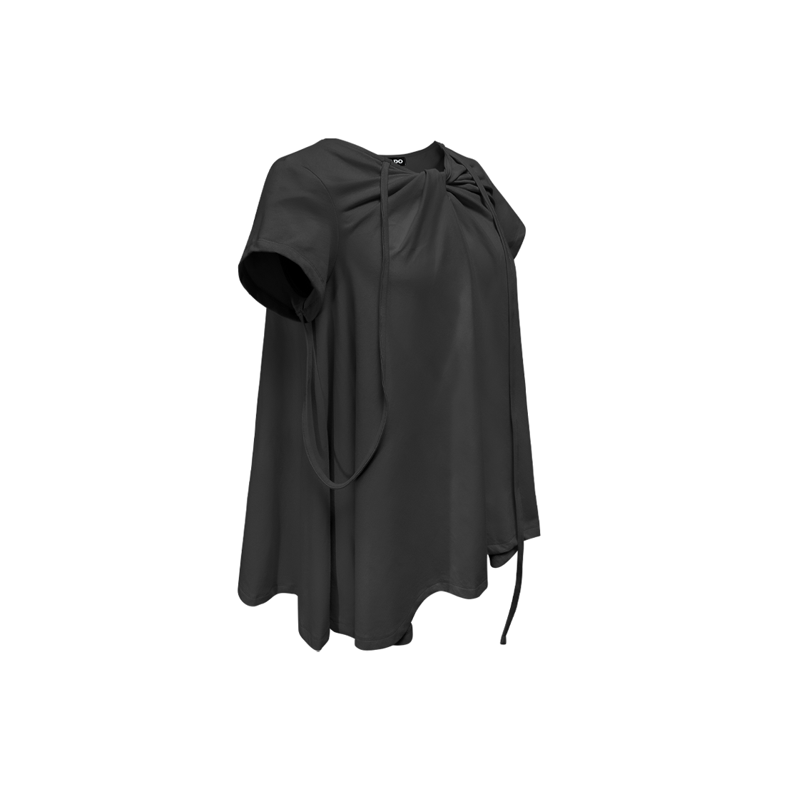 정도 드레이핑 탑 - 블랙(JUNGDO Draping Top - Black) - 2