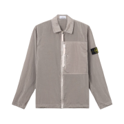 Stone Island 1200031 Nylon Metal in Econyl Regenerated Nylon Garment Dyed Overshirt Pink - 25FW